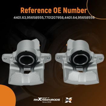 Front Brake Caliper Left Right compatible for Renault Clio Megane Sandero Logan 7701207958