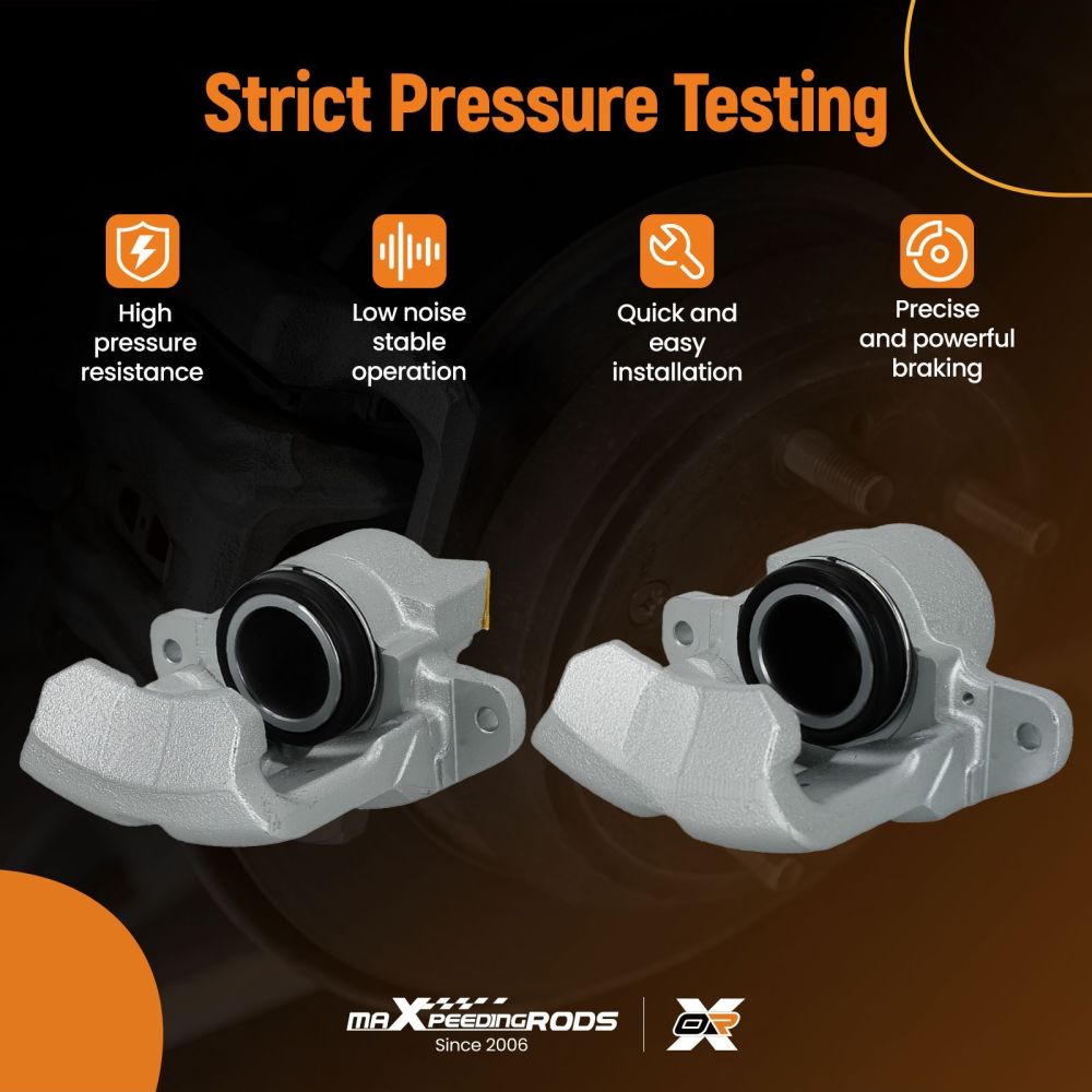 Front Brake Caliper Left Right compatible for Renault Clio Megane Sandero Logan 7701207958