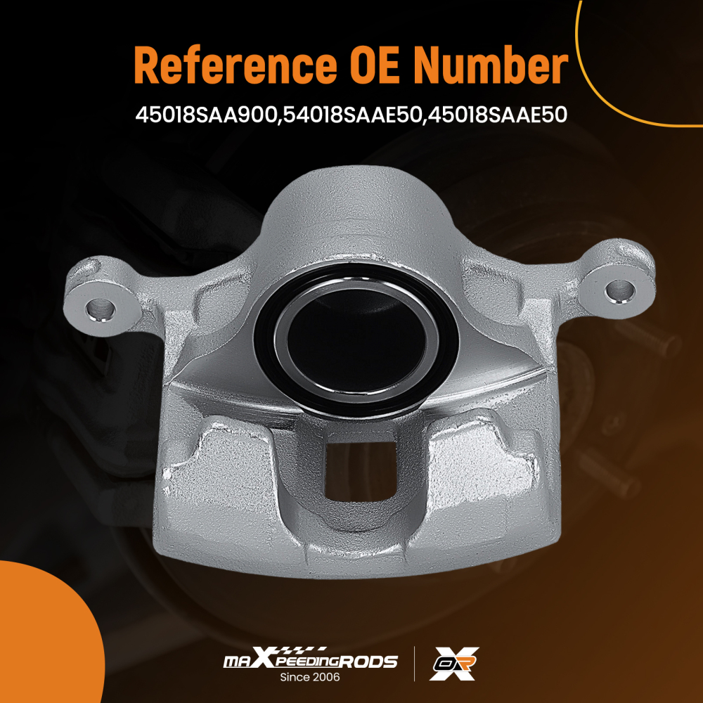 Brake Caliper Front Right 51mm compatible for Honda Jazz 1.2 1.3 1.4 2002-2008 45018SAA900