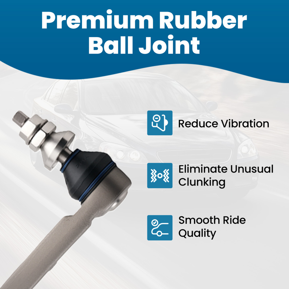 10pc Suspension Front Lower Control Arms Sway Bar compatible for Volvo S60 V70 2001-2007