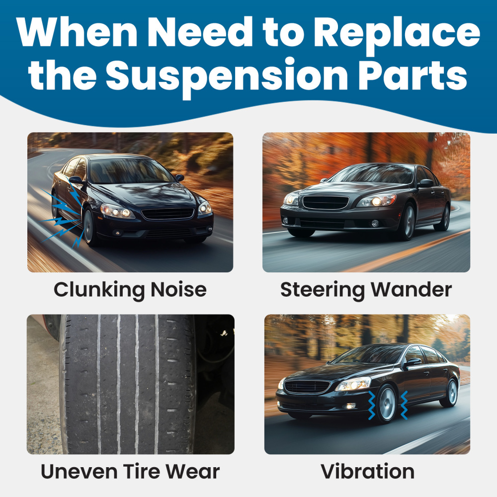 10pc Suspension Front Lower Control Arms Sway Bar compatible for Volvo S60 V70 2001-2007