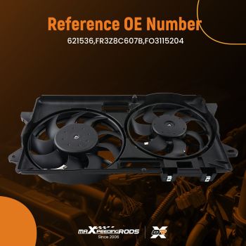 Cooling Fan compatible for Ford Mustang 2015-2020 2021 2022 621536 FR3Z8C607B FO3115204