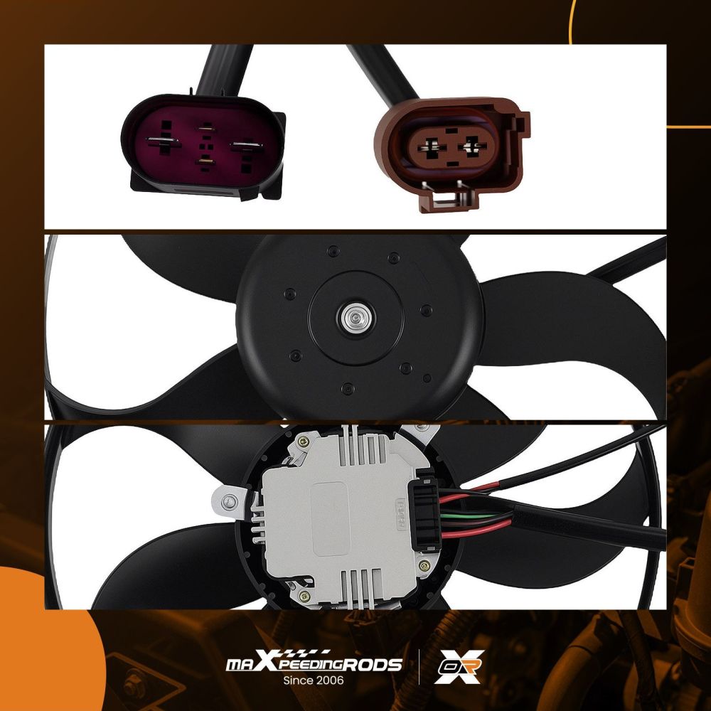 Raffreddamento Ventola Radiatore compatibile per Audi A3 compatibile per VW Beetle Eos Jetta 1K0959455DT