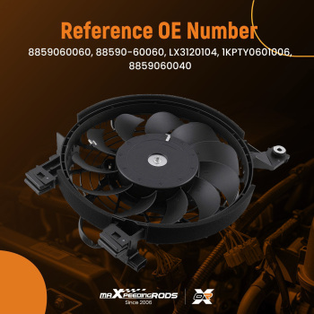 Cooling Fan compatible for Lexus GX470 2003-2009 8859060060 8859060040 8859060050 LX3120104