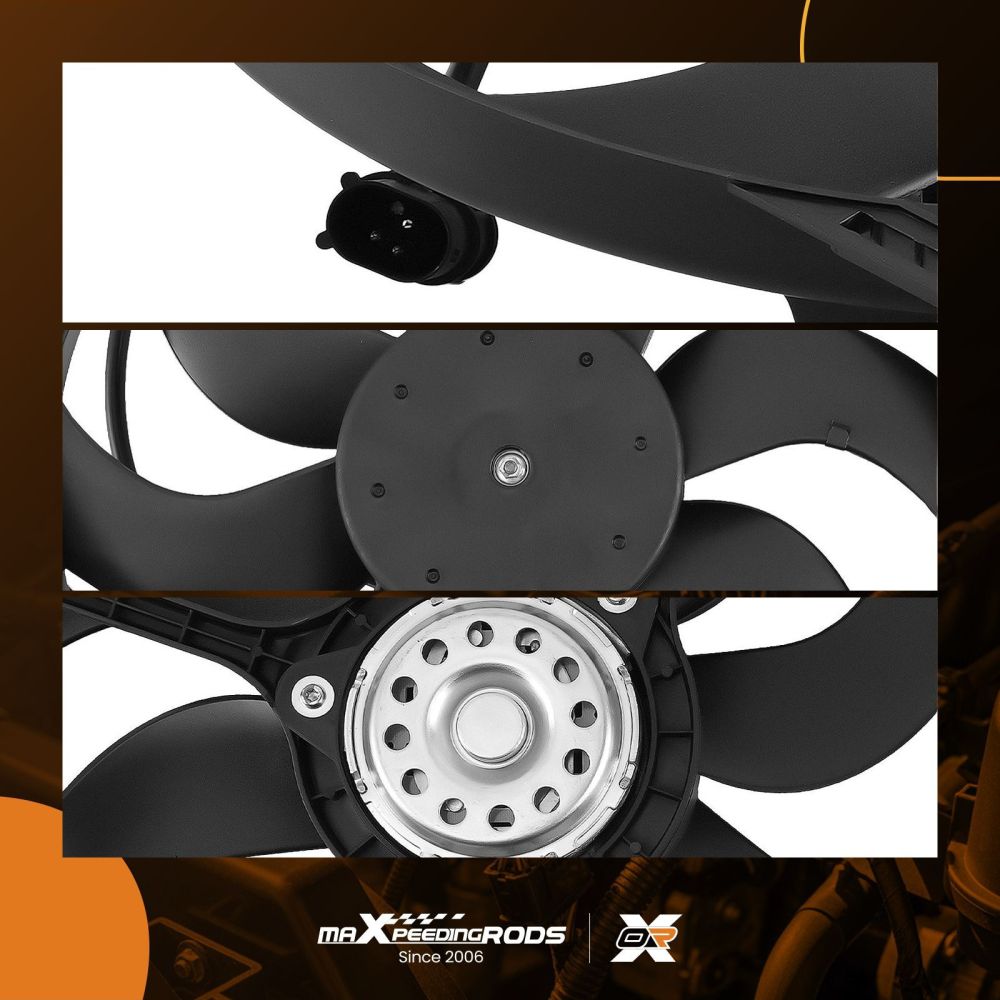 3Pin Cooling Fan Assembly compatible for MINI John Cooper Works 1.6L 2004-2007 17107529272