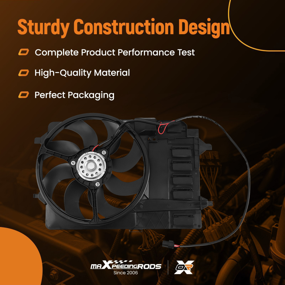 3Pin Cooling Fan Assembly compatible for MINI John Cooper Works 1.6L 2004-2007 17107529272