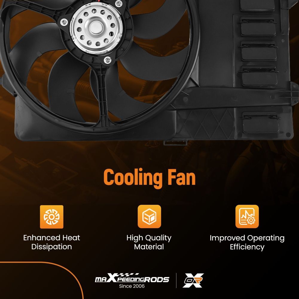 3Pin Cooling Fan Assembly compatible for MINI John Cooper Works 1.6L 2004-2007 17107529272