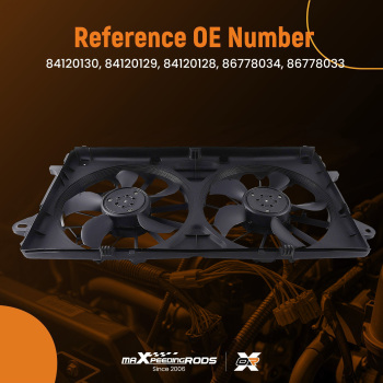Cooling Fan for Chevry compatible for Silverado Compatible for GMC Sierra 1500 2019-2020 84120130 86778033