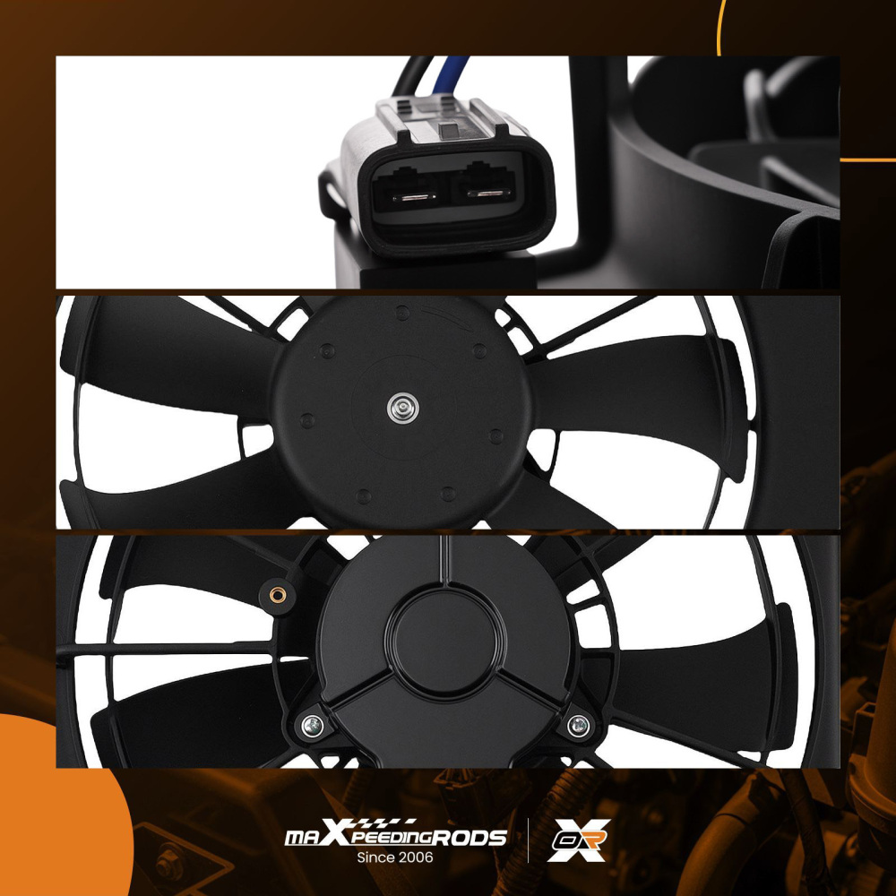 2-Pin Cooling Fan Assembly compatible for Honda Civic compatible for Acura Integra 2022-2025 3861664AA01