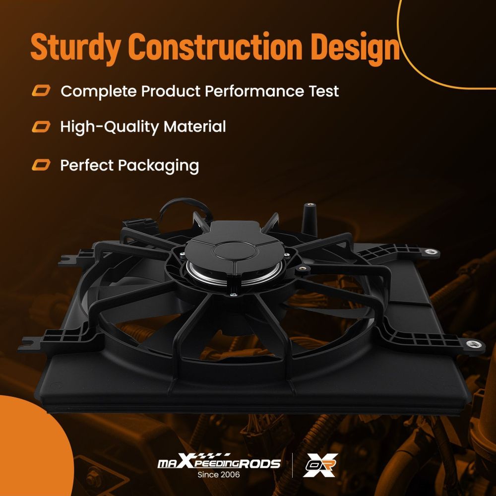 2-Pin Cooling Fan Assembly compatible for Honda Civic compatible for Acura Integra 2022-2025 3861664AA01