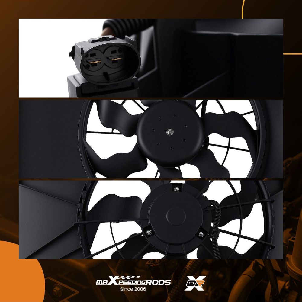 Cooling Fan compatible for Kia Sorento L4 2.4L / V6 3.3L 16-2020 25380C6500 25380C6600