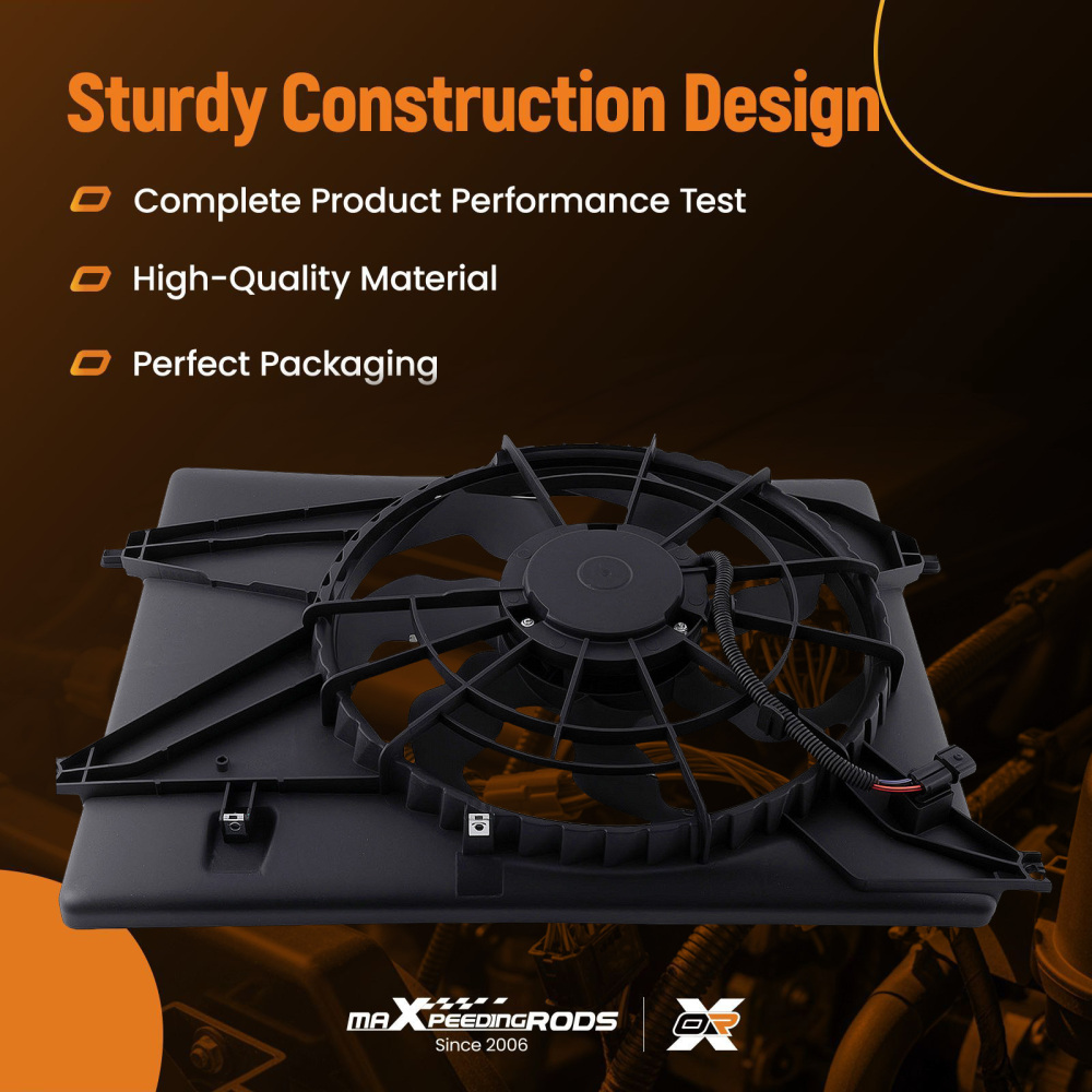 Cooling Fan compatible for Kia Sorento L4 2.4L / V6 3.3L 16-2020 25380C6500 25380C6600