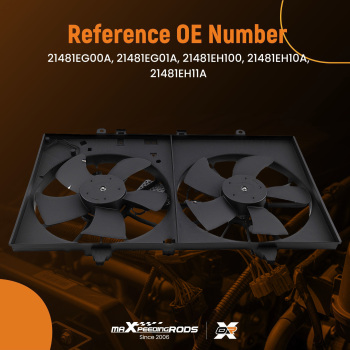 Electric Radiator Cooling Fan for Inifiniti M35/M45 3.5L/4.5L 06-10 21481EG00A