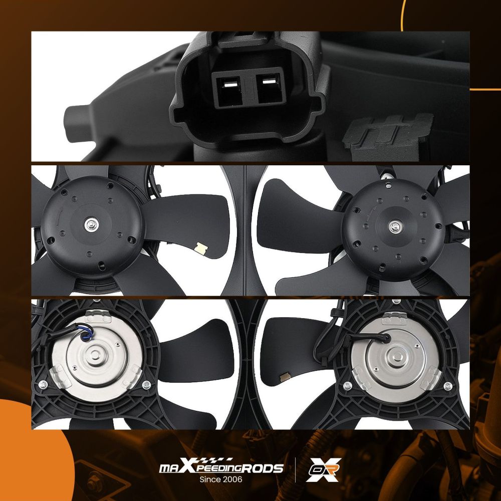 Cooling Fan Assembly compatible for Subaru Forester H4 2.5L 2004-2008 45121FE001 45122SA000