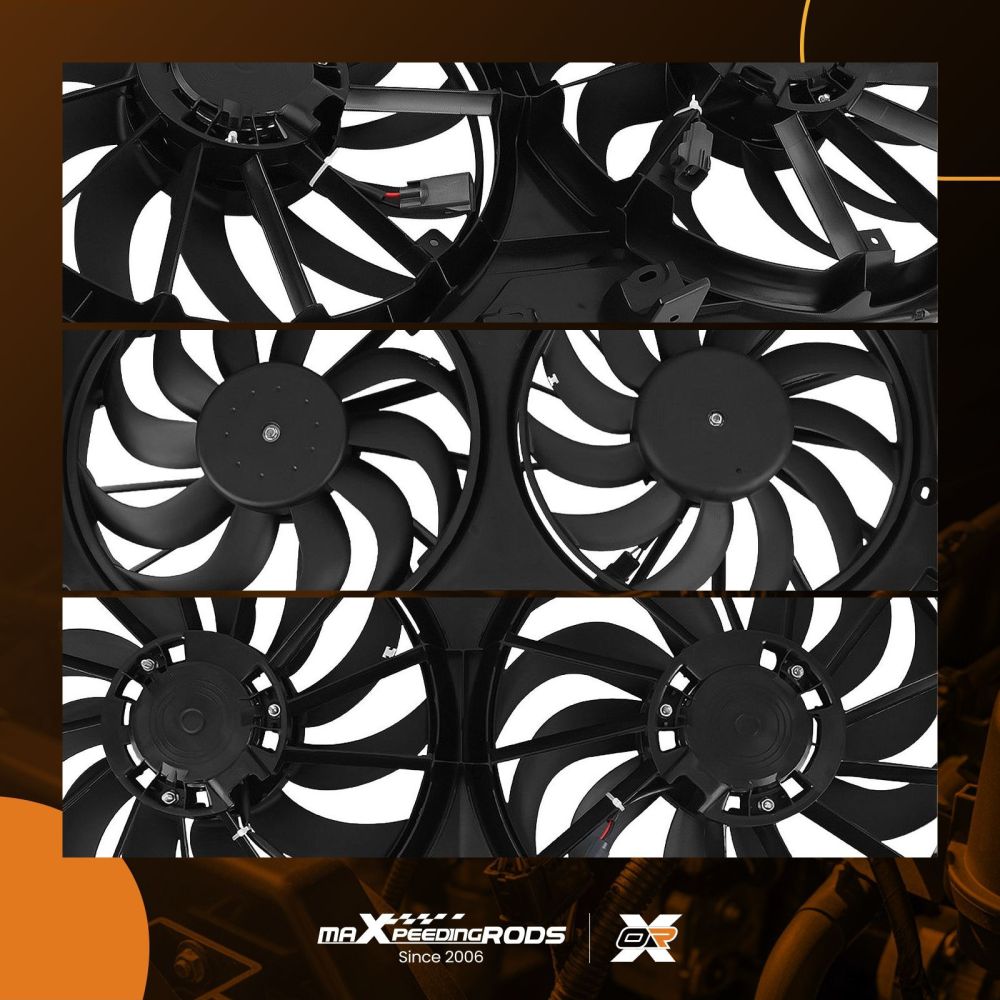 Radiator Cooling Fan compatible for Ford Expedition/F-150/Lobo 621542 FL3Z8C607A FL3Z8C607C