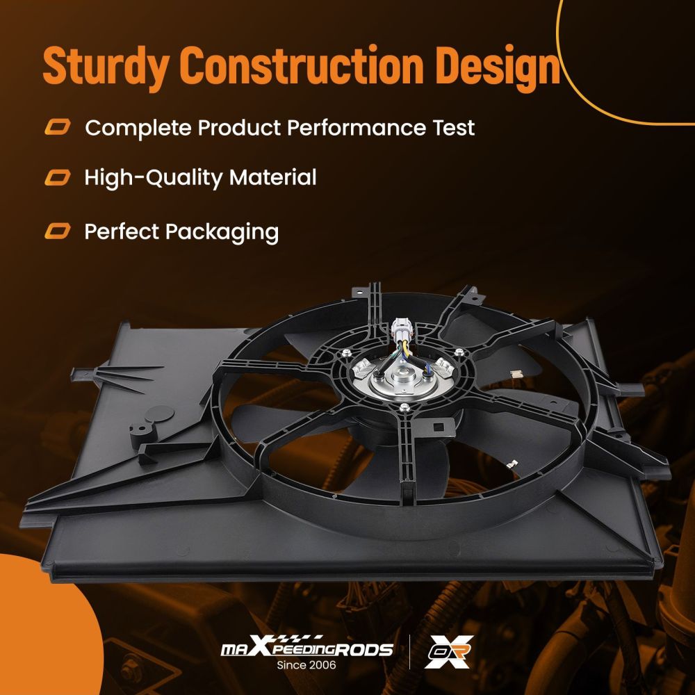 Electric Radiator Cooling Fan compatible for Mazda MX-5 Miata L4 2.0 2006-2015 LFG115025C