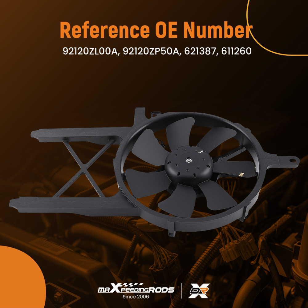 Cooling Fan compatible for Nissan Frontier/Pathfinder 4.0L 2007-2019 611260 92120ZL00A