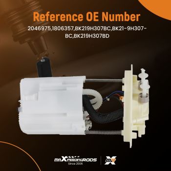 In Tank Fuel Pump Sender Unit compatible for Ford Transit Mk8 V363 2.2 TDCi BK219H307BC