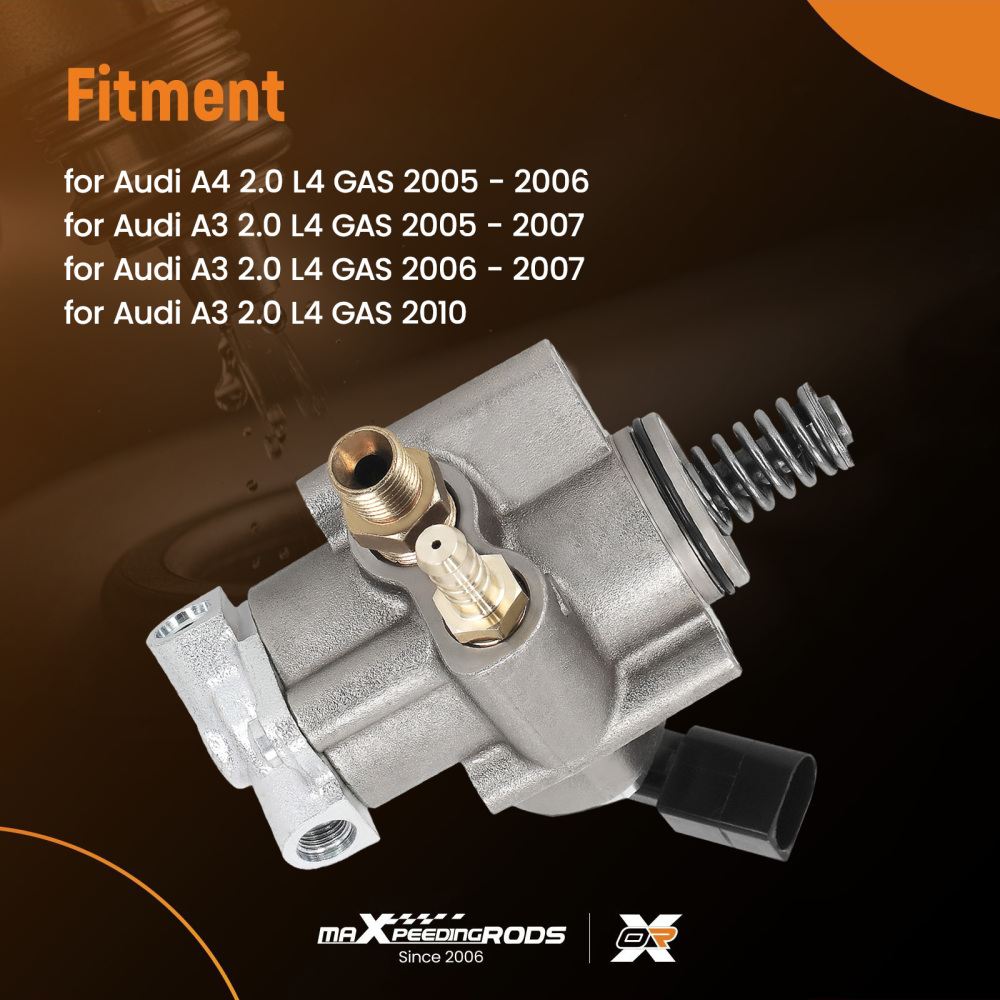 High Pressure Fuel Pump compatible for Audi A3 A4 A6 compatible for Skoda Octavia compatible for VW Golf Passat 2.0 TFSI