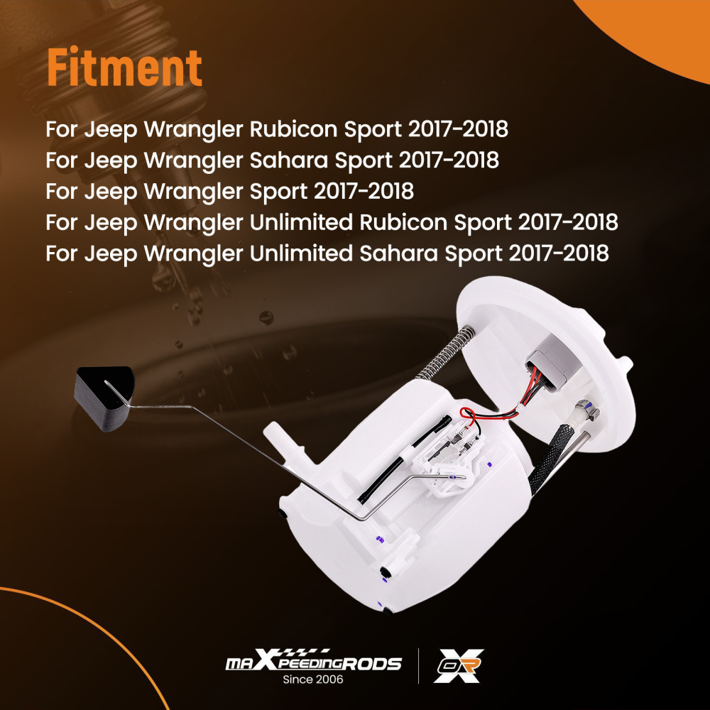 Electric Fuel Pump Module for 17-18 compatible for Jeep Wrangler Unlimited Sport Sahara 3.6L