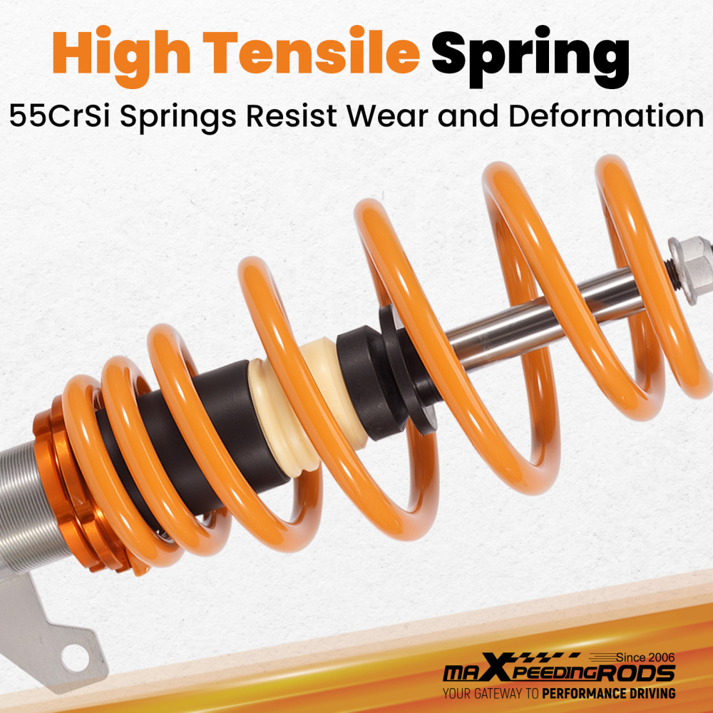 Street Coilovers compatible for VW Caddy Van Mk3 Mk42003-2020 2K 1.2 1.4 1.6 TDi Springs