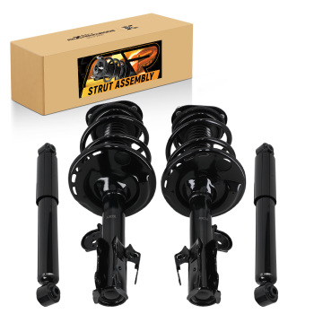 Front Struts w/ SpringRear Shock Assembly compatible for Toyota RAV4 2006-2012 2.4L 2.5L