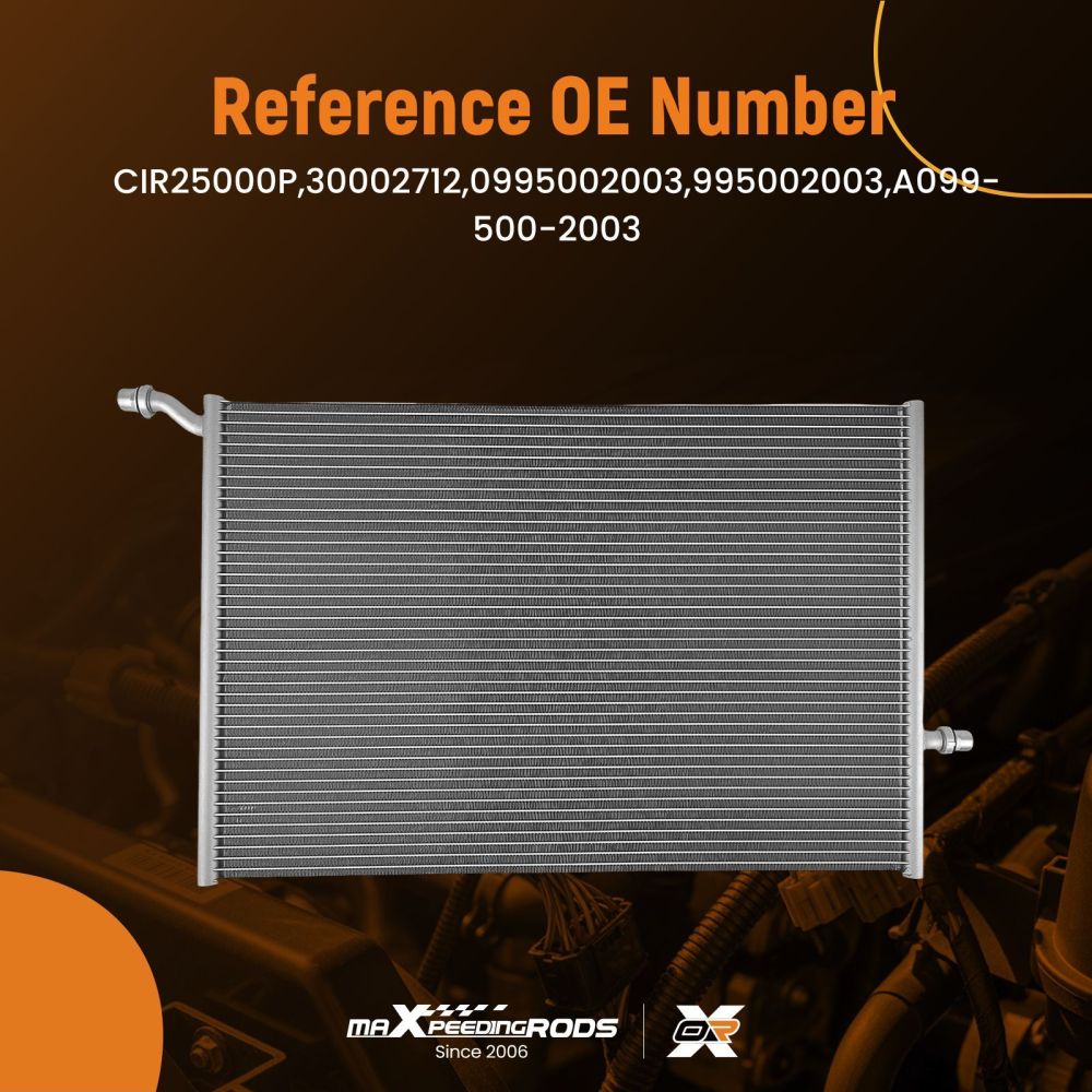 Radiatore Alluminio Auto compatibile per Mercedes-Benz C300/C450 W205 2.0L/3.0L 2015-2016