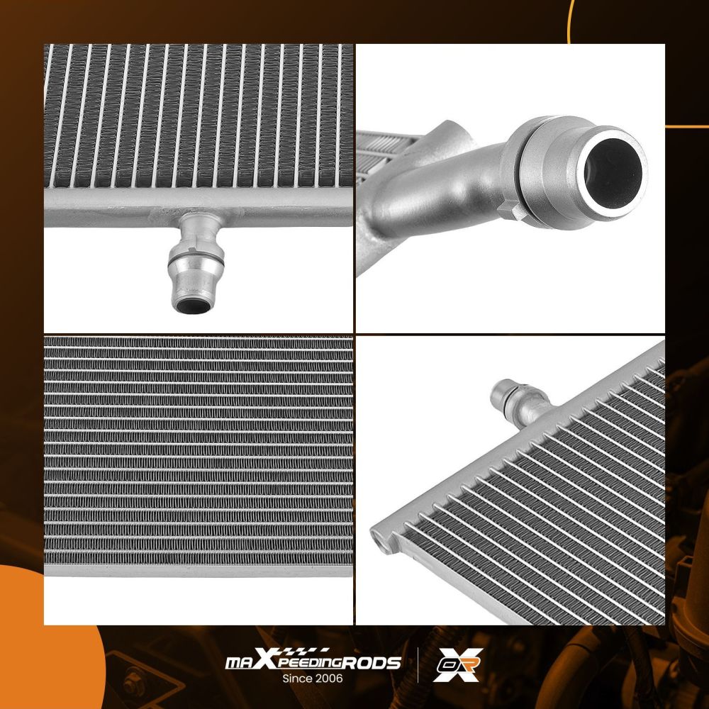 Radiatore Alluminio Auto compatibile per Mercedes-Benz C300/C450 W205 2.0L/3.0L 2015-2016