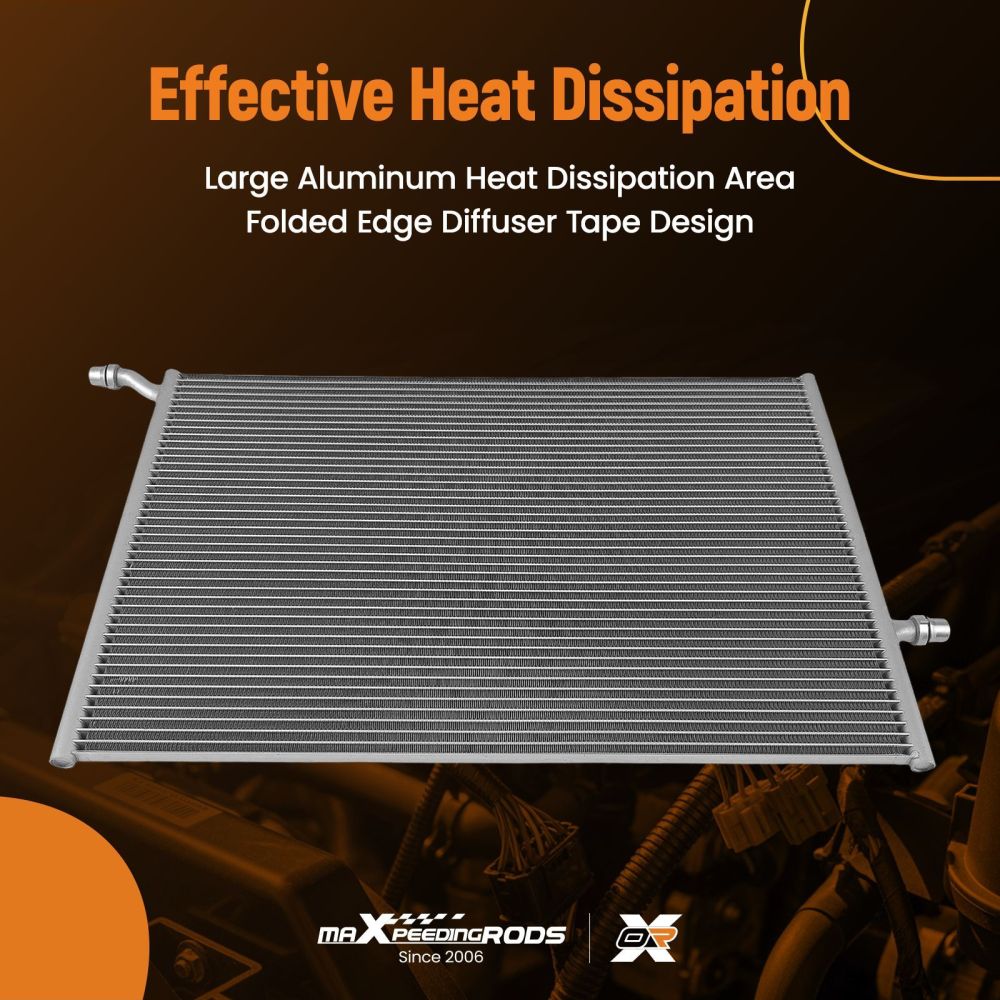 Radiatore Alluminio Auto compatibile per Mercedes-Benz C300/C450 W205 2.0L/3.0L 2015-2016