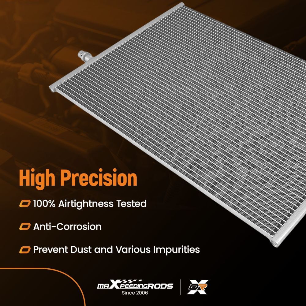 Radiatore Alluminio Auto compatibile per Mercedes-Benz C300/C450 W205 2.0L/3.0L 2015-2016