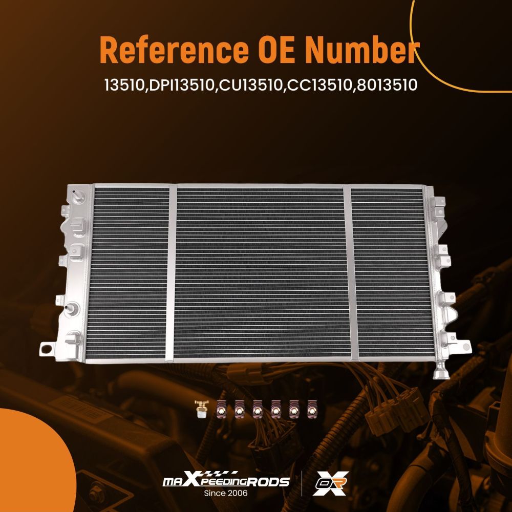 3-Row Aluminum AT Radiator compatible for Ford F-150 Expedition Navigator 2015-21 FL3Z8005B