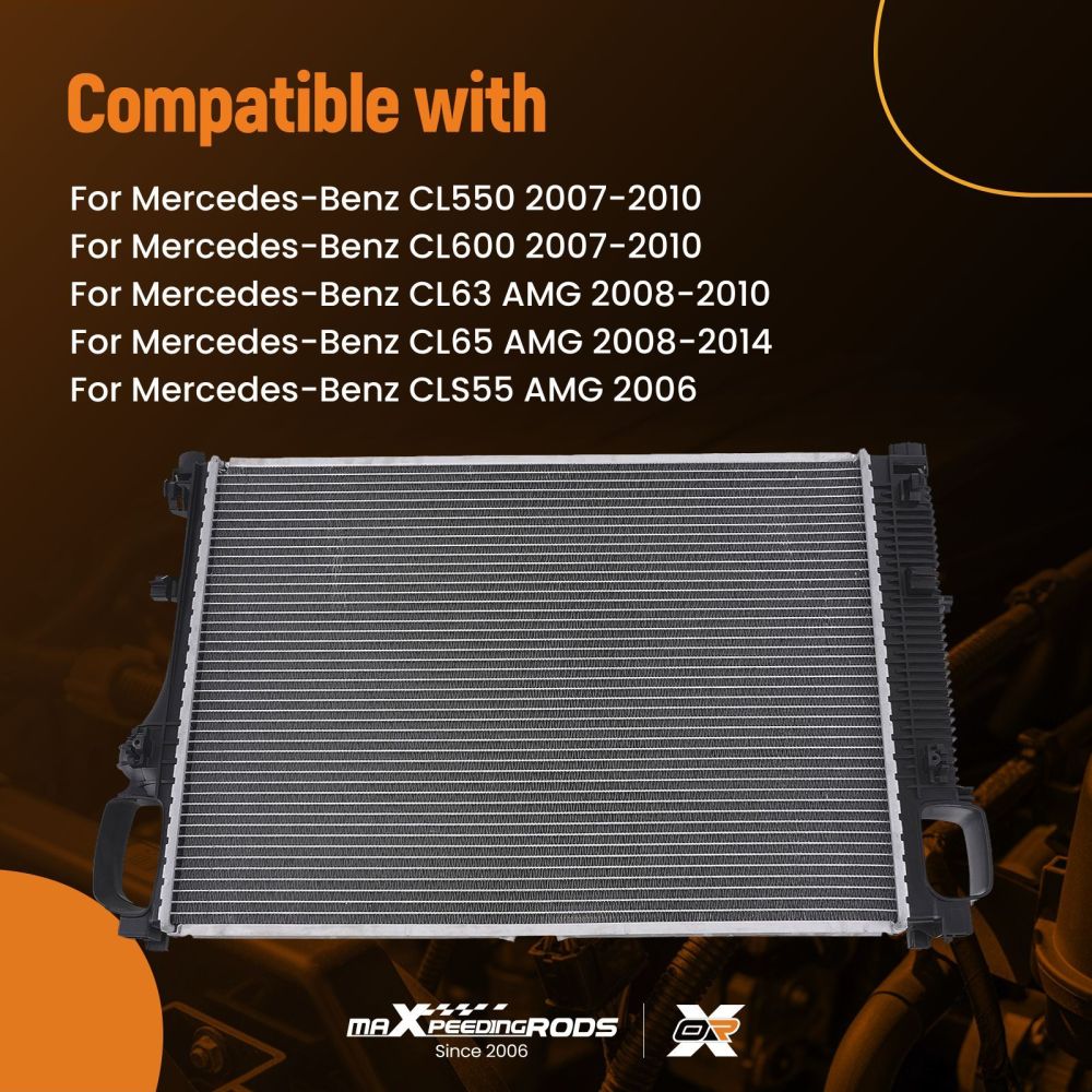 Radiatore Alluminio AT compatibile per Mercedes-Benz CL550/S550 2007-2010 2215000003