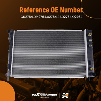 Aluminum Core Radiator compatible for Chevrolet Equinox 3.4L 2005 CU2764 Direct Replacement