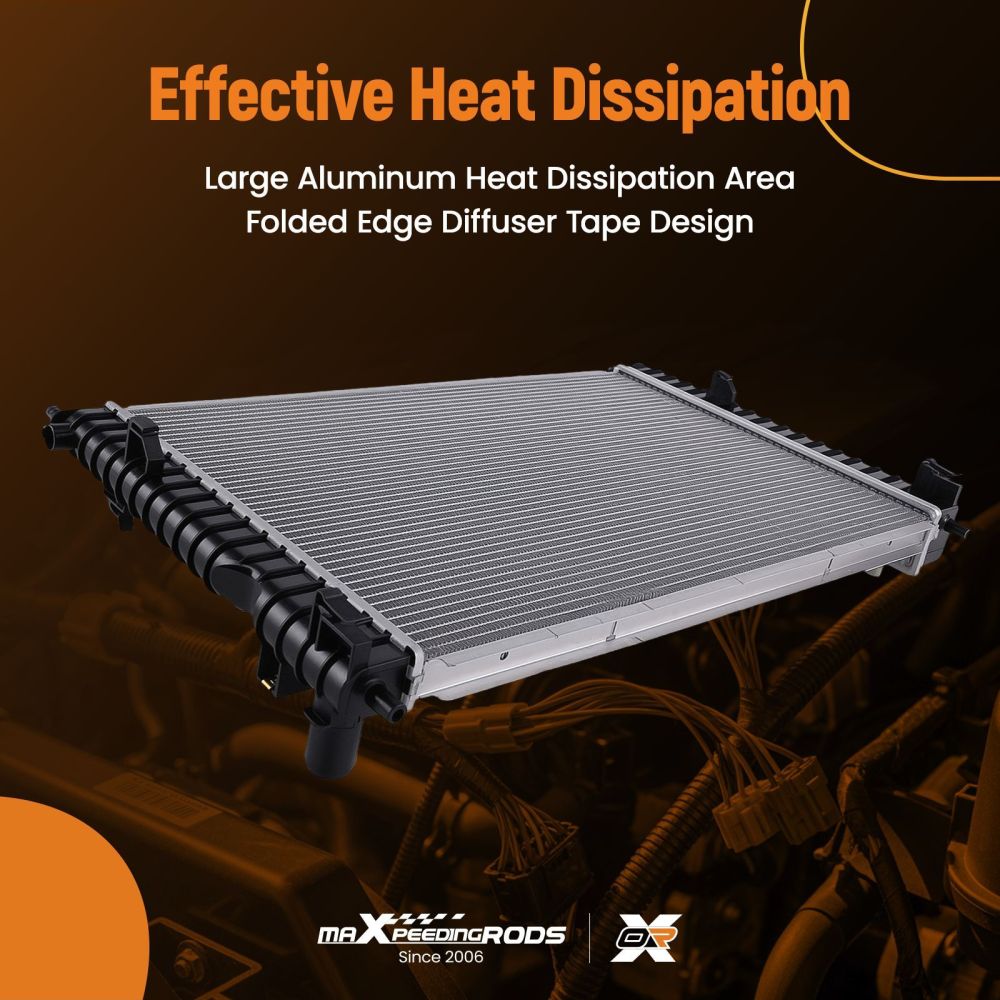 Aluminum Core Radiator compatible for Chevrolet Equinox 3.4L 2005 CU2764 Direct Replacement