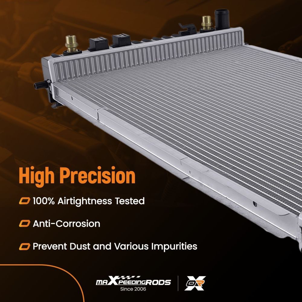 Aluminum Core Radiator compatible for Chevrolet Equinox 3.4L 2005 CU2764 Direct Replacement