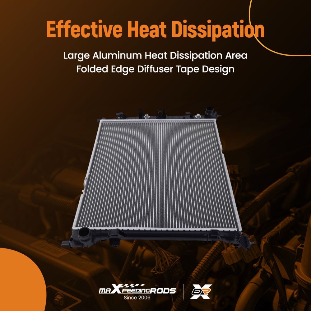 Aluminum AT Radiator compatible for Mercedes-Benz GLE400 GLE43 AMG 2016-2020 13505