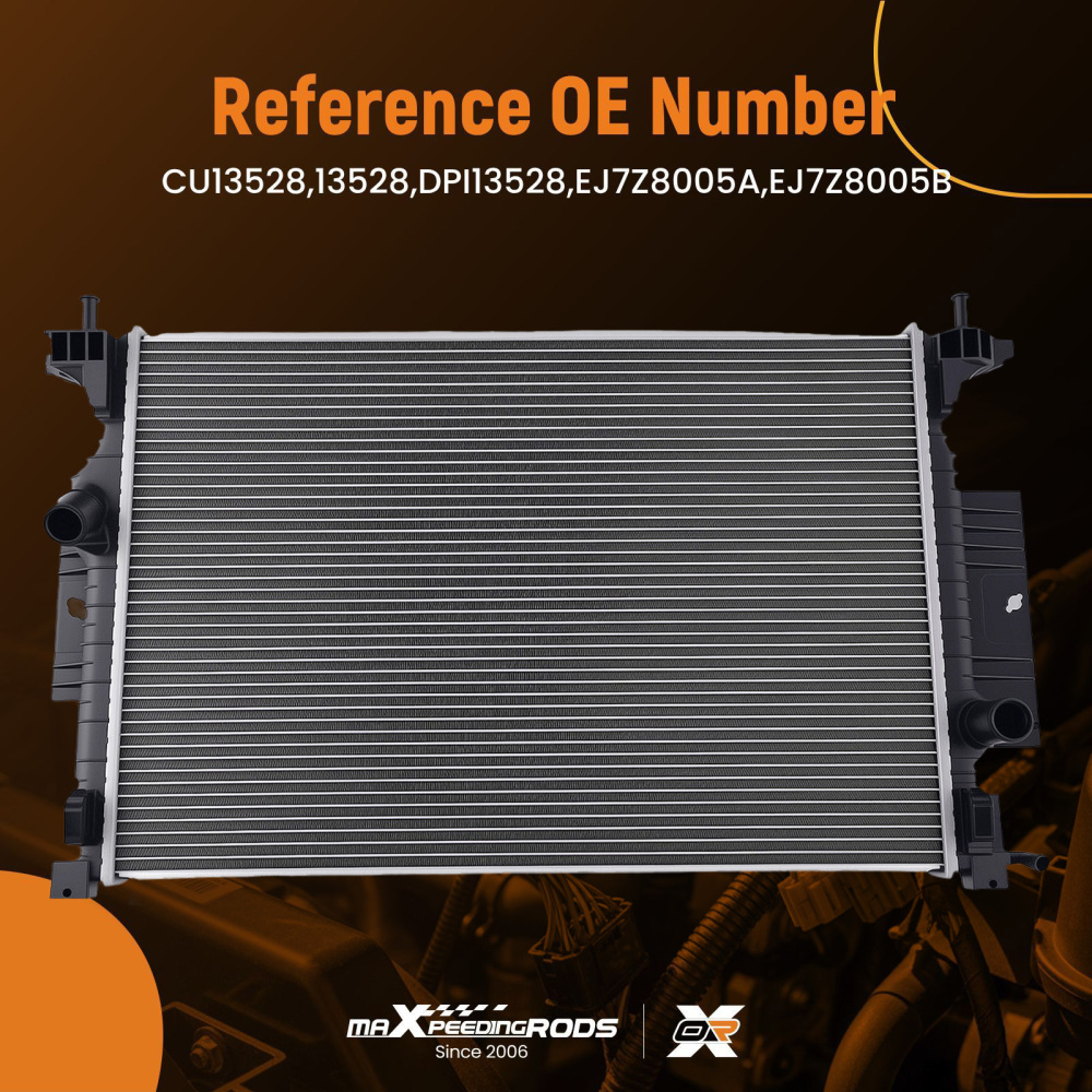 Aluminum Core Radiator compatible for Ford Transit Connect 19-20 CU13528 2.0L 2.5L