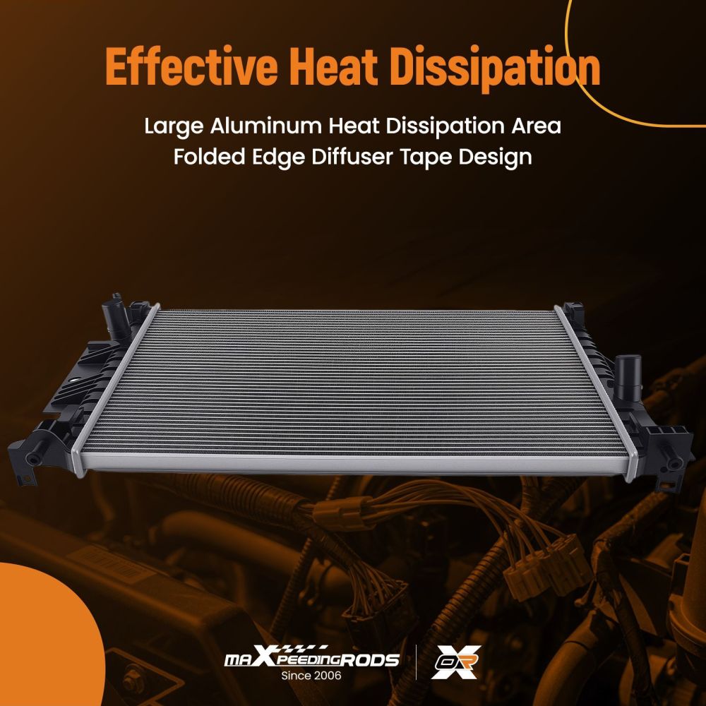 Aluminum Core Radiator compatible for Ford Transit Connect 19-20 CU13528 2.0L 2.5L