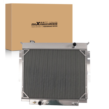 4-Row Aluminum Radiator compatible for Ford F-250 F-350 6.9L 7.3L 1983-1996 REA411165AA