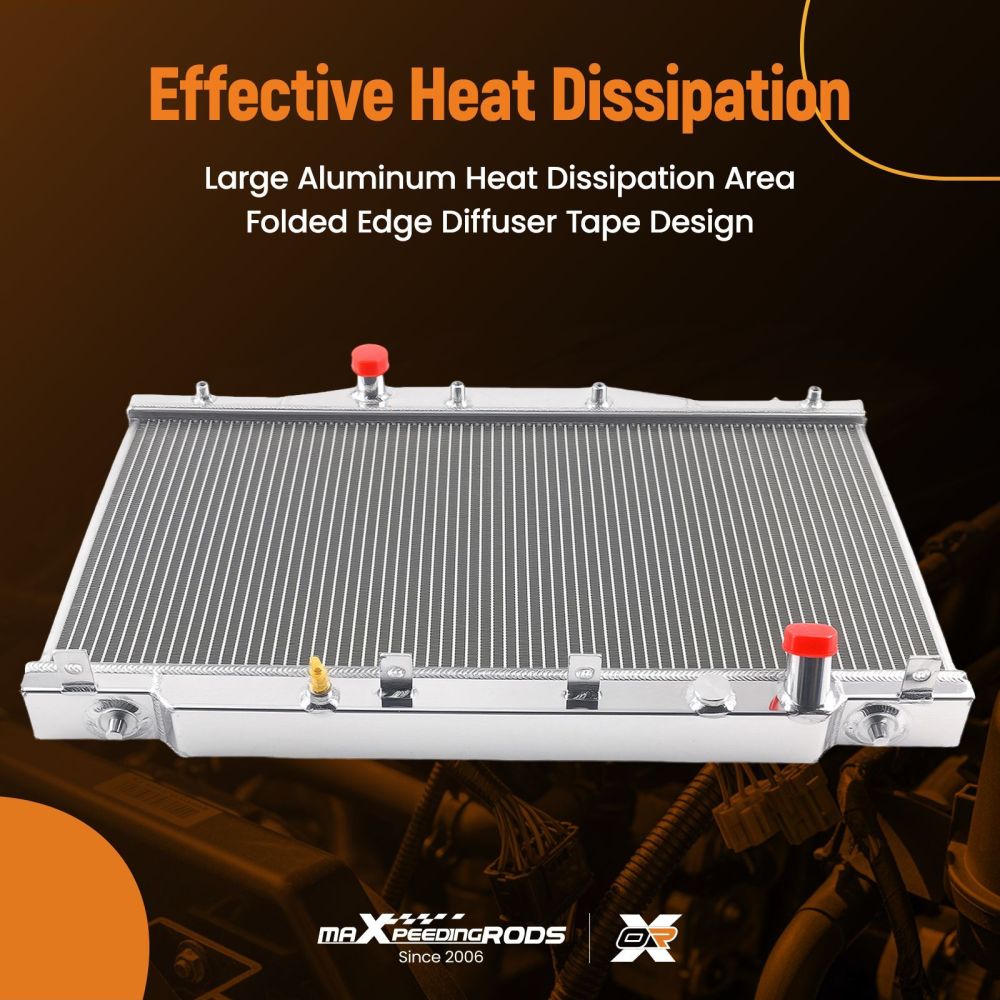 Cooling Performance Radiator compatible for Acura RSX Manual 2002-2006 2412 2 Row