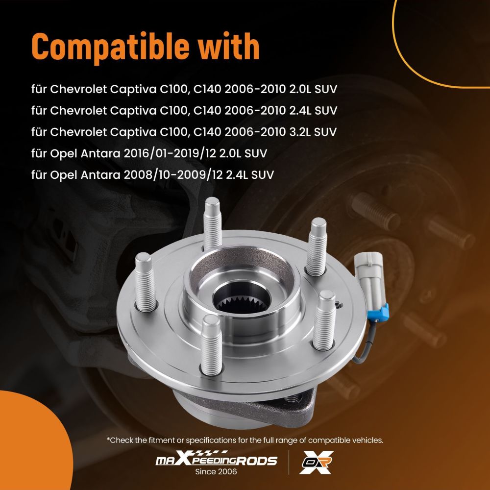 Wheel Hub Assembly Front for Opel Antara/Chevrolet Captiva 2006-2019 4814304