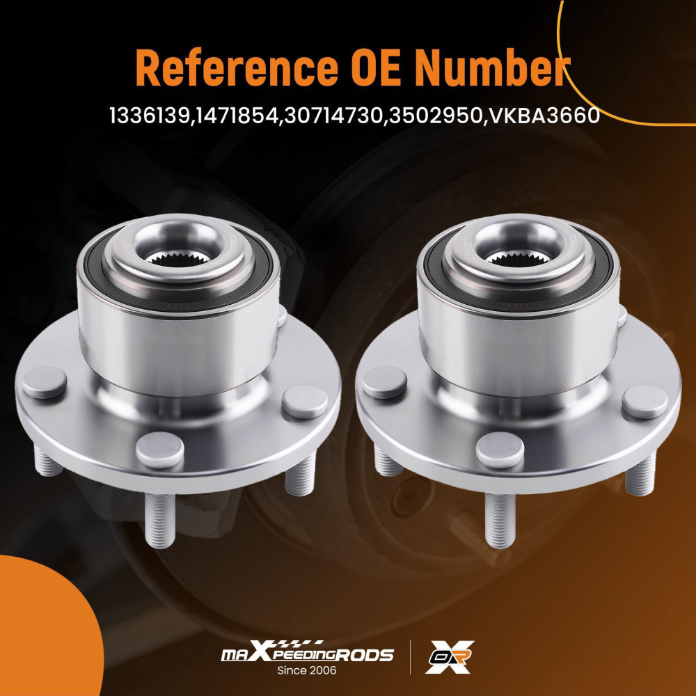 Mozzo ruota Set di cuscinetti ruota anteriore compatibile per Ford C-Max DM2 2007-2009 2010