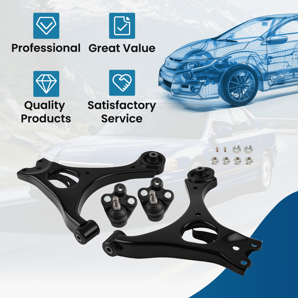 maXpeedingrods 4Pcs Front Lower Control Arm with Ball Joint Compatible for Honda Civic 2006-2011
