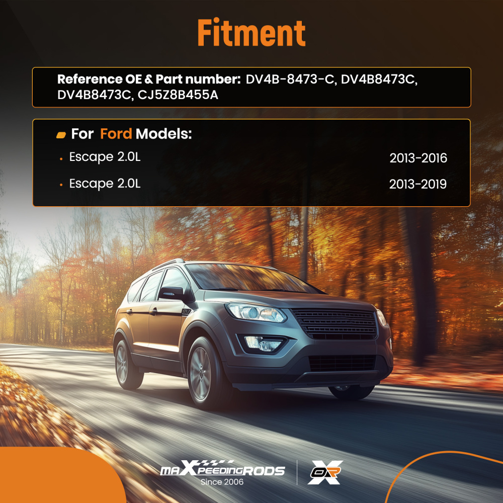 Active Control Assembly compatible for Ford Escape 2.0L 2013-2019 DV4B8473C Front Black