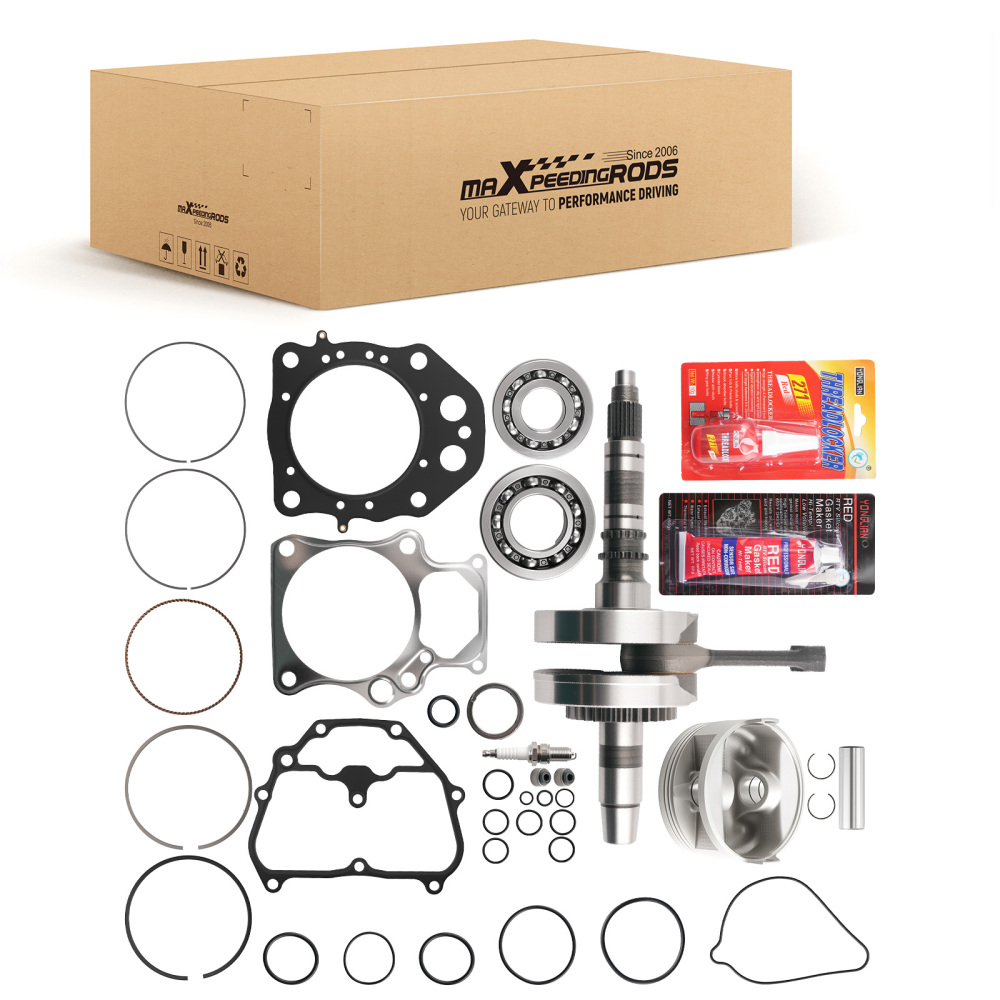 Engine Crankshaft Piston Rebuild Kit compatible for Honda TRX500 Foreman Rubicon 2014-2019