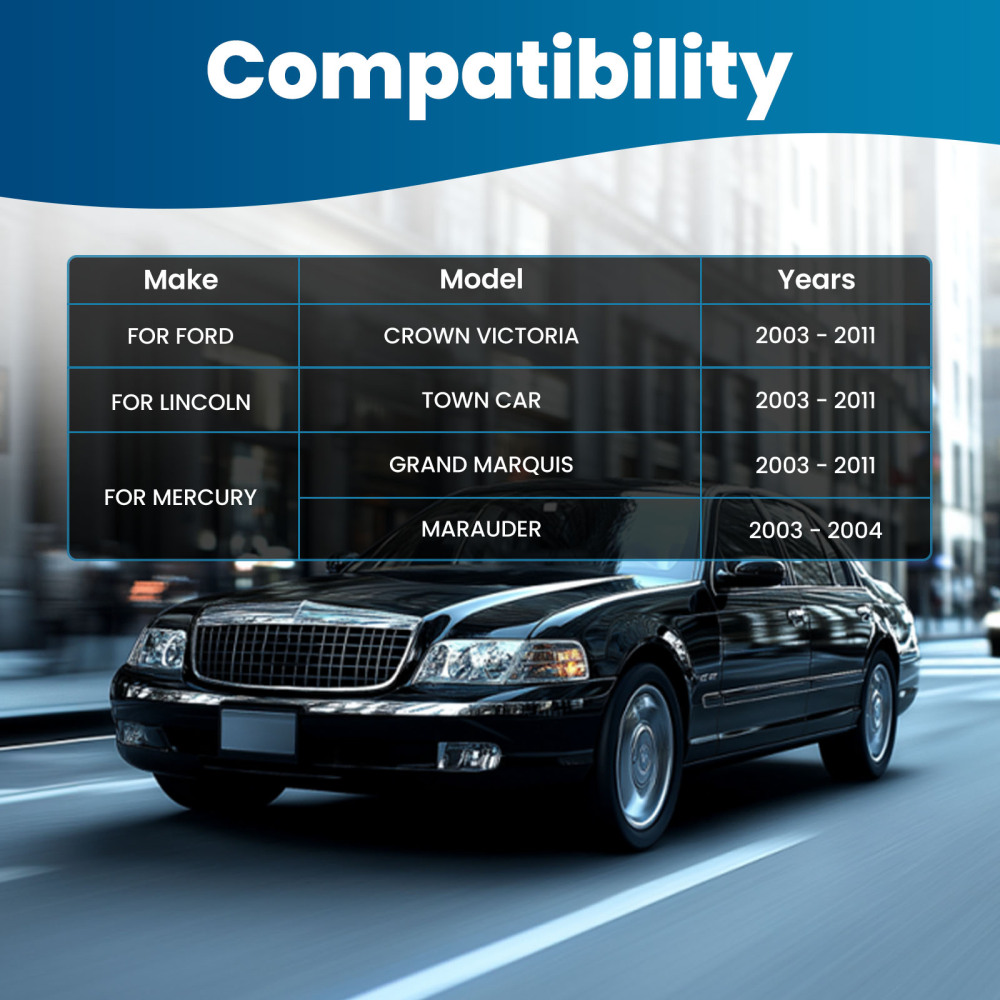 maXpeedingrods K80040 K80038 Front Upper Control Arm Compatible for Ford Crown