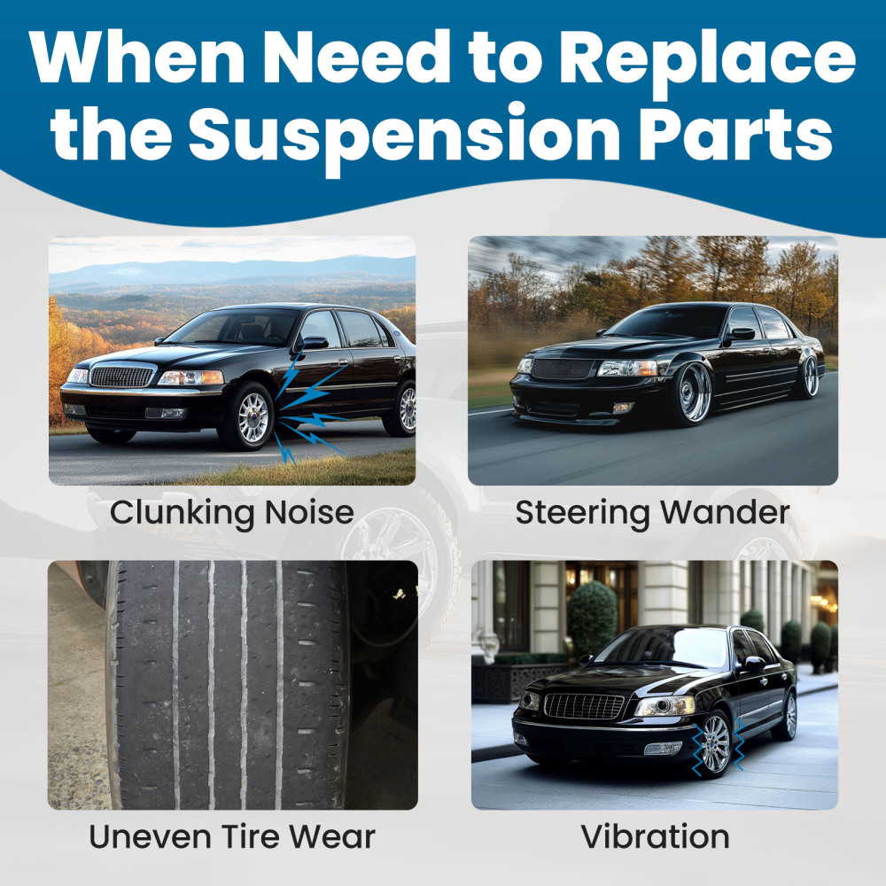 maXpeedingrods K80040 K80038 Front Upper Control Arm Compatible for Ford Crown