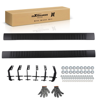 6 Running Board Side Step compatible for Ford F-150 Super Crew Cab 15-2025 Aluminum