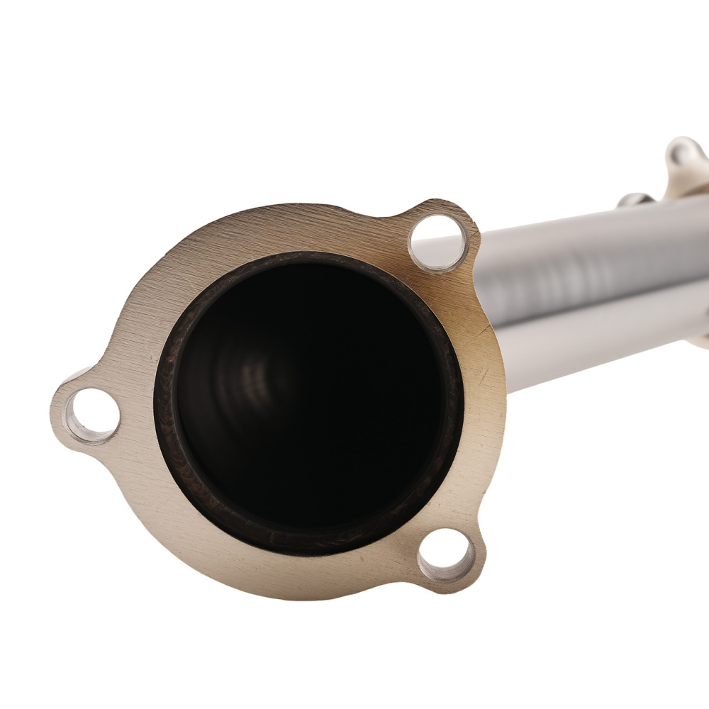 3 Chrome Exhaust Kit compatible for Audi AllRoad A4 B8 2.0T 2009-2016 Performance Steel