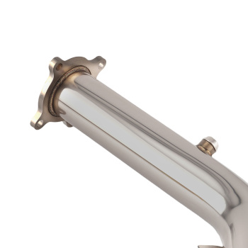 3 Chrome Exhaust Kit compatible for Audi AllRoad A4 B8 2.0T 2009-2016 Performance Steel